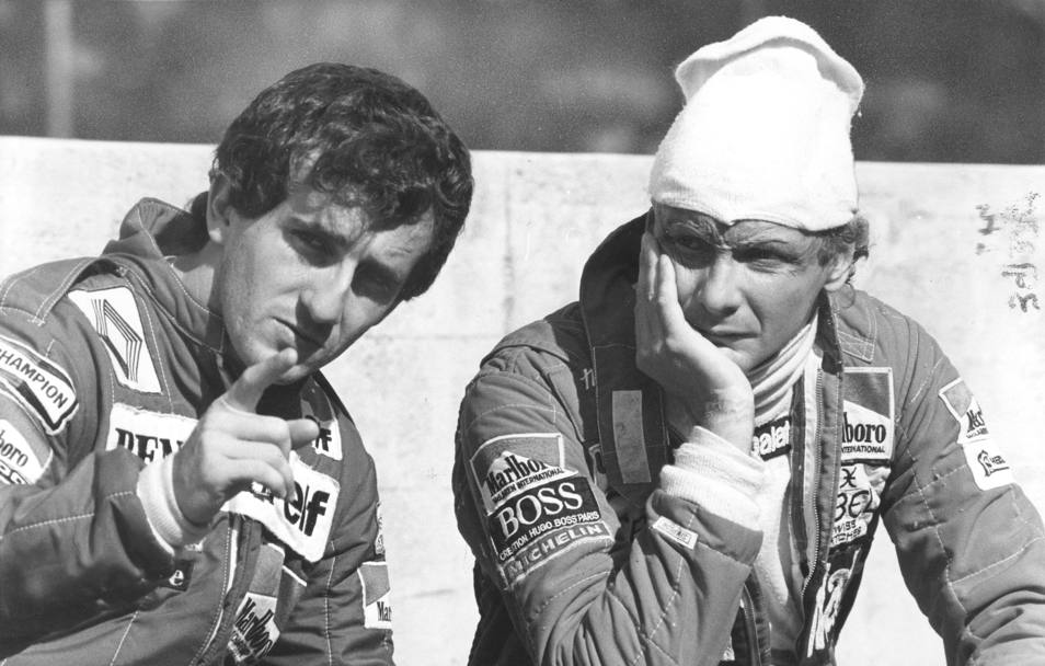 Prost e Niki Lauda